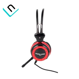 AUDIFONO ALAMBRICO HALION T21 | ROJO