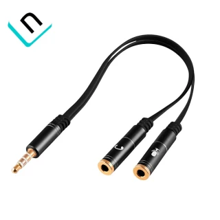 CABLE ADAPTADOR DE AUDIO - MICROFONO, AURICULAR