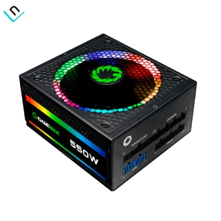 FUENTE PODER GAMEMAX | RGB-550W REALES