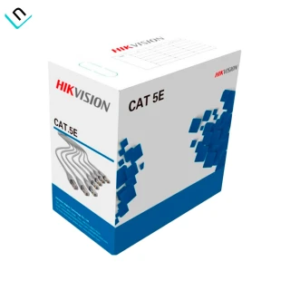 CABLE UTP HIKVISION CAT5E DS-1LN5E-E/E | CAJA 305M, GRIS