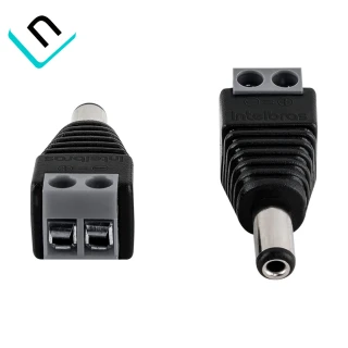 CONECTOR DE ENERGIA PARA CAMARA INTELBRAS, MACHO