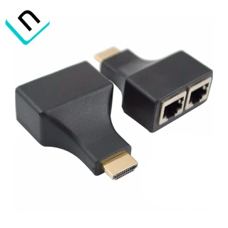 ADAPTADOR EXTENSOR HDMI - RJ45 - 2 A 1