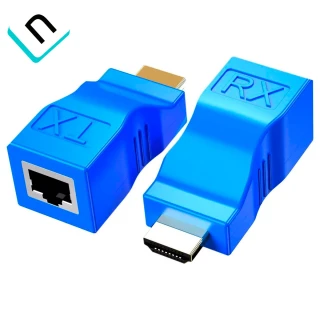 ADAPTADOR EXTENSOR HDMI - RJ45 - 1 A 1