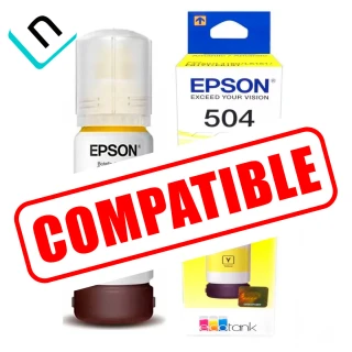TINTA COMPATIBLE EPSON T504 | AMARILLO