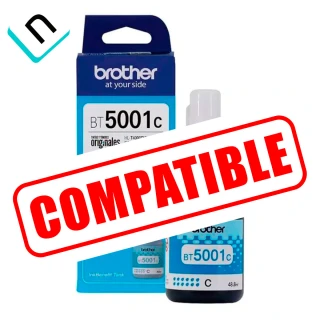 TINTA COMPATIBLE BROTHER BT5001C | CIAN