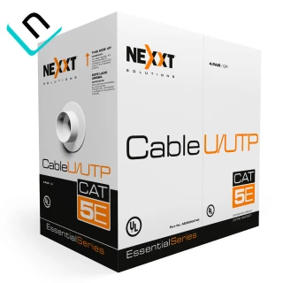 CABLE UTP NEXXT CAT5E AB355NXT01 | CAJA 305M, GRIS