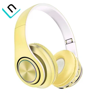 AUDIFONO INALAMBRICO BOCCINI P39 | BLUETOOTH, RECARGABLE, AMARILLO