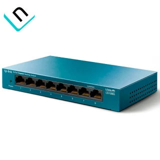 SWITCH TP-LINK LS108G LITWAVE | 8 PUERTOS 10/100/1000 GIGA