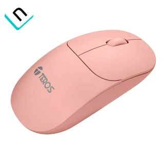MOUSE TEROS TE-1218S, INALAMBRICO, ROSADO
