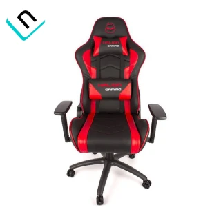 SILLA GAMER HALION HA-S42 | ESTRUCTURA DE PLASTICO, ROJO