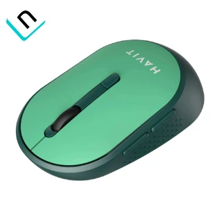 MOUSE INALAMBRICO HALION MS78GT | NANO RECEPTOR USB 2.4 GHZ, VERDE