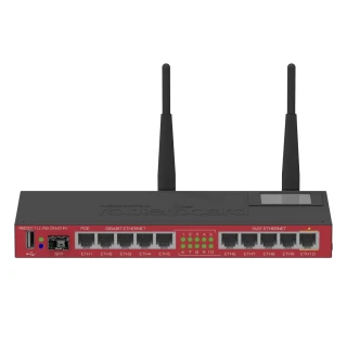 ROUTER MIKROTIK RB2011UIAS-2HND-IN | CPU 600MHZ, RAM 128MB, 5 PUERTOS 10/100, 5 PUERTOS GIGA